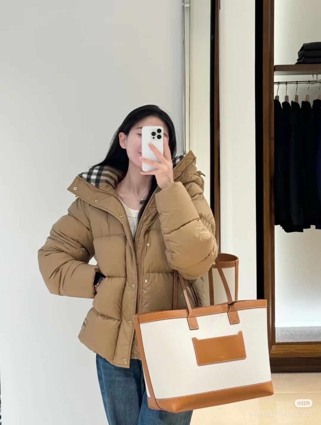 博柏利 Burberry 高定典藏经典高奢皮具手袋托特包斜挎包女包 #D986E8E8 8