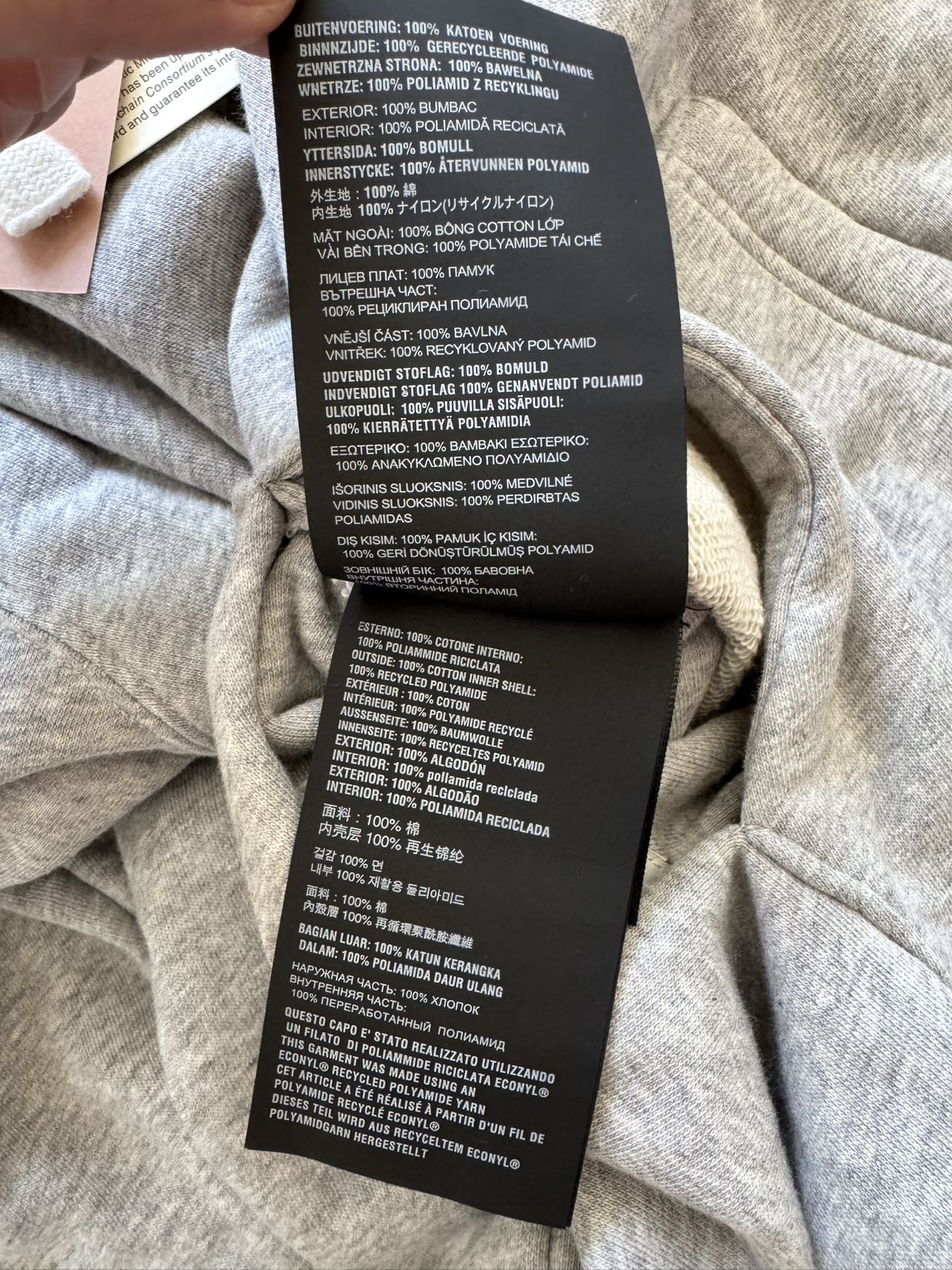 Miu Miu Reversible Zip-Up Hoodie Sweatshirt Gray Black Size S-XL 8 a1759025453091 3825