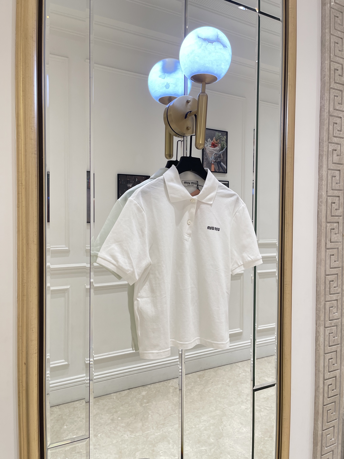 Miu Elegant Turn-Down Collar Short Sleeve Top - Simple and Chic 2 i1747713419974 4327 0 0