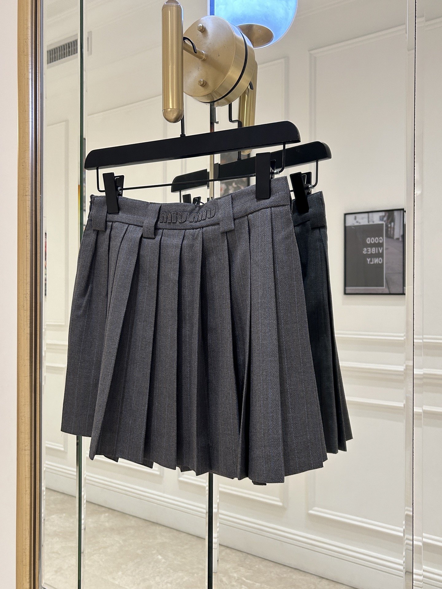 Miu Miu Pleated Mini Skirt - Elegant & Feminine Design, S-L Sizes Available 8 i1747714153827 9178 0 6