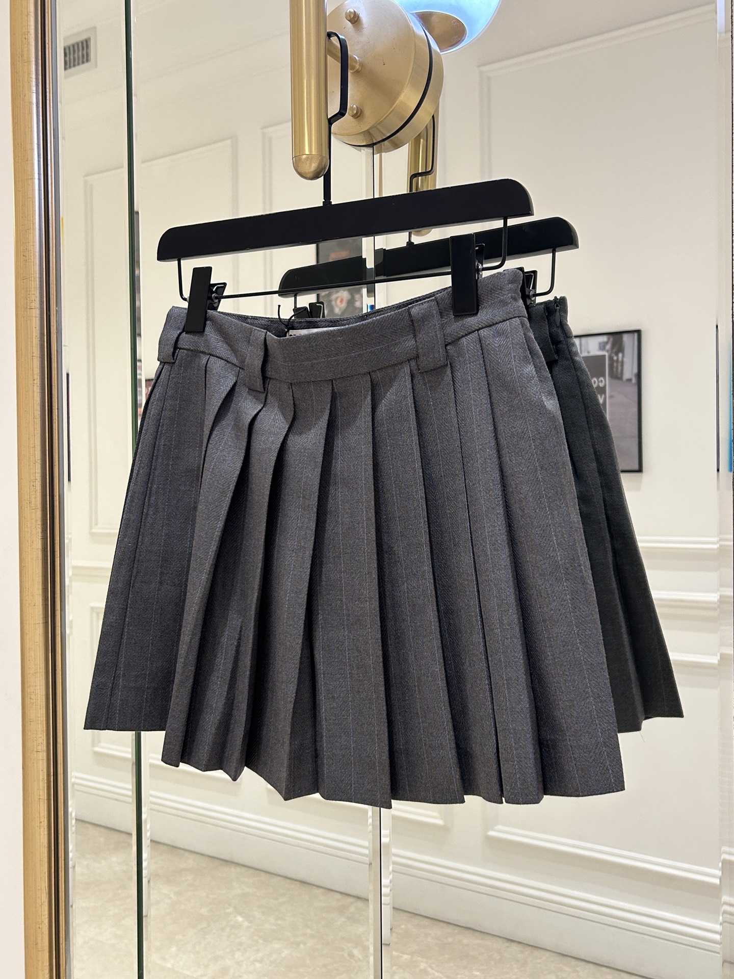 Miu Miu Pleated Mini Skirt - Elegant & Feminine Design, S-L Sizes Available 3 i1747714153905 3412 0 1