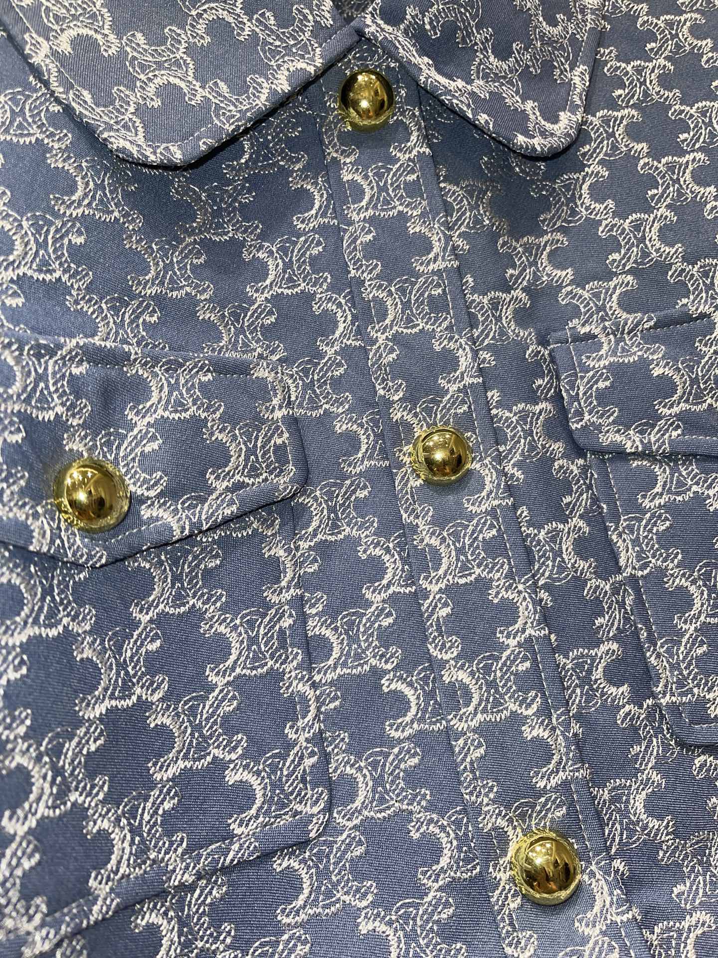 Female Suit with Wrapper and Cowboy Embroidery: P1426 Ces*25FW Collection Review - 图片 3