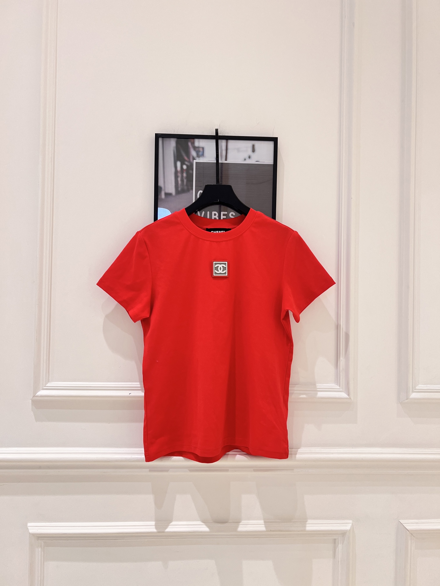 샤넬 여성 2026SS 더블C 슬림핏 코튼 반팔 티셔츠 레플리카 45412 Chanel Women T Shirt