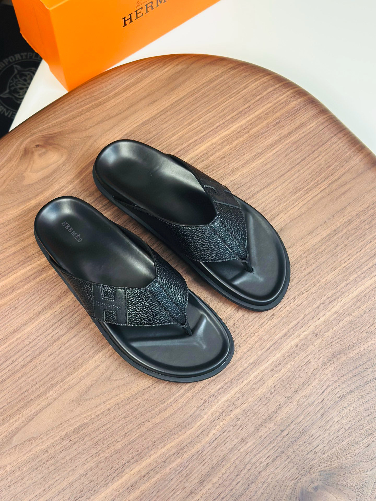 Hermes Style Leather Men's Shoes Lookbook Reference image 2