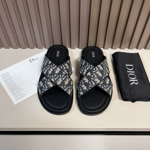 Dior Aqua CD Diamond Pattern Canvas Crossover Sandals, Size 38-46 1 Dior Aqua CD Diamond Pattern Canvas Crossover Sandals, Size 38-46