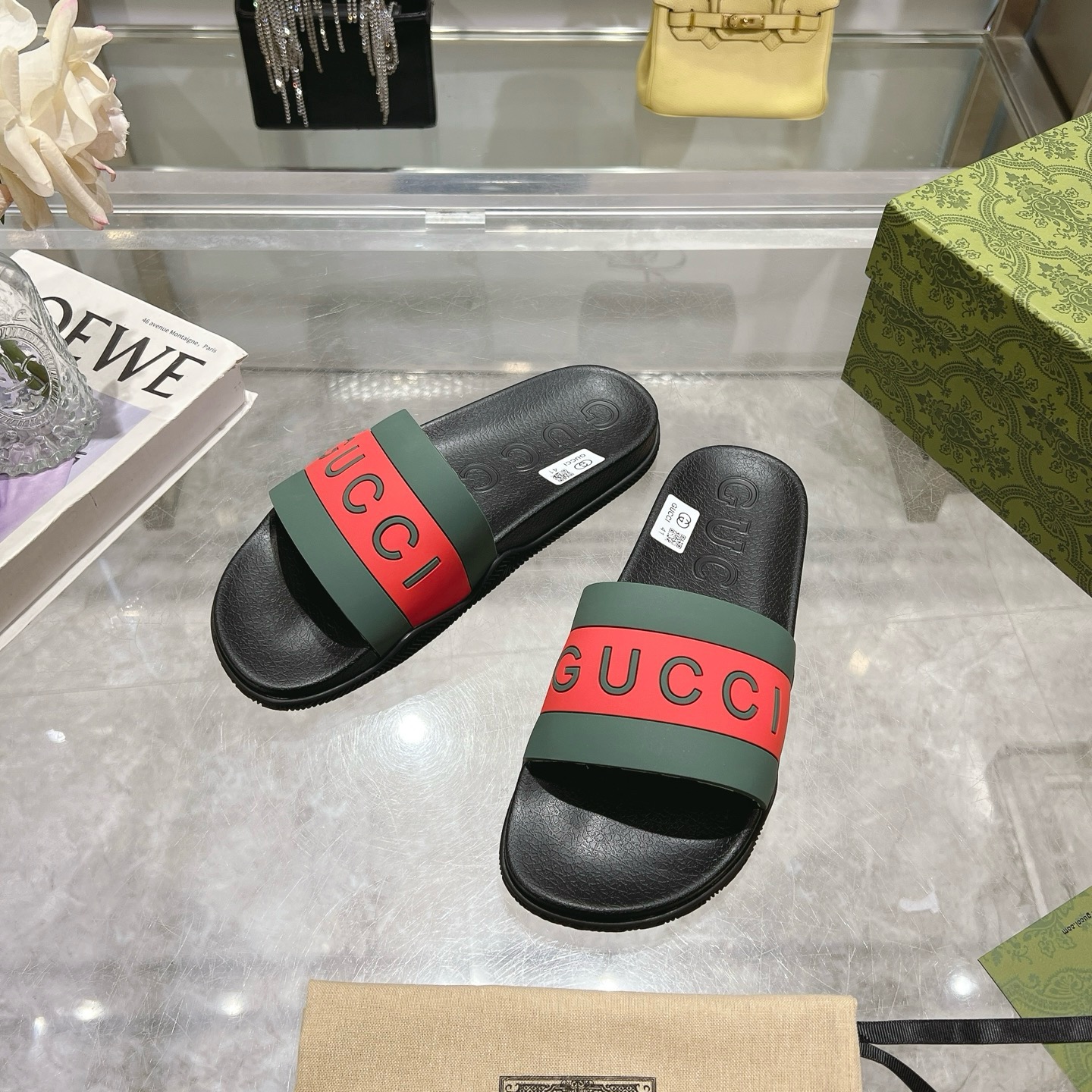 Gucci Good Game Rubber Slide Sandal For Women And Men