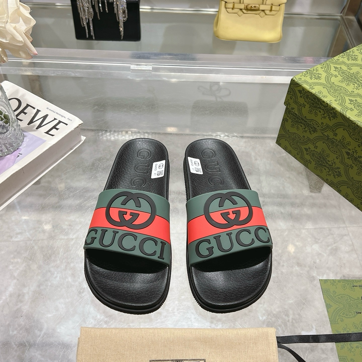 Gucci Good Game Rubber Slide Sandal - Comfortable & Stylish Unisex Design 3 i1742133181222 4158 0 0
