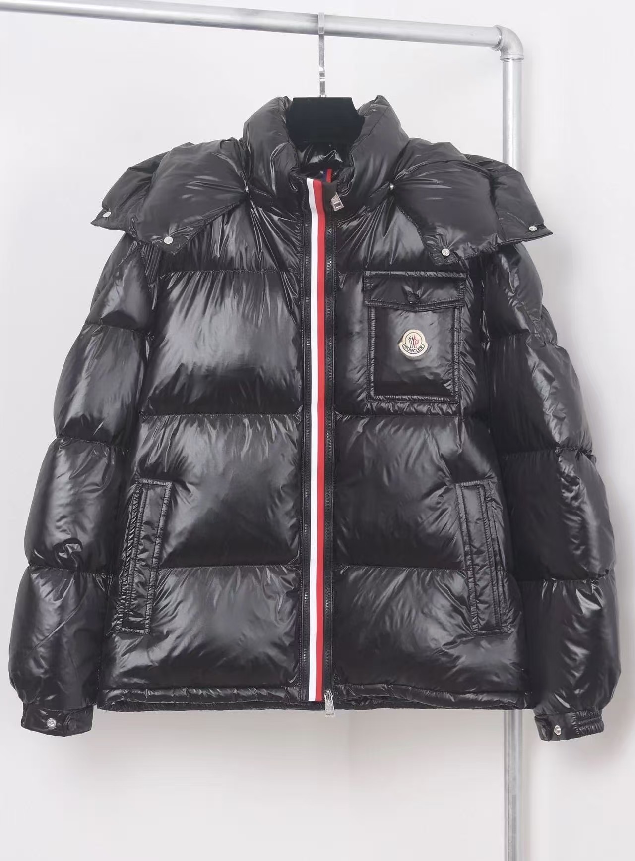 MONCLER蒙口三色织带羽绒服 - 高品質のダウンジャケット