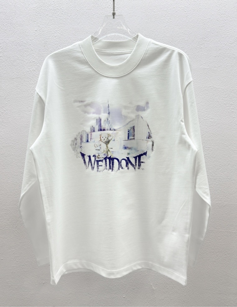 Nuevo artículo de we11, welldone camiseta interior, serie osito 🐻, estampado digital directo, algodón 100% p…