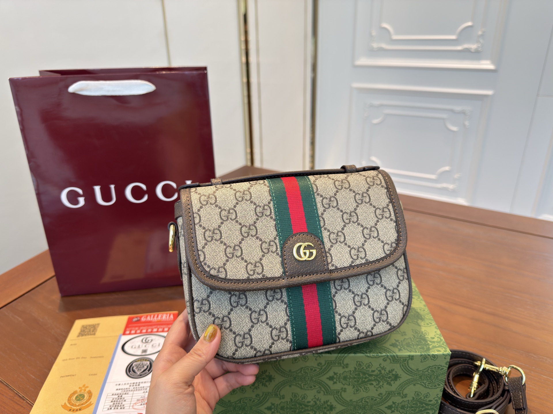 （折叠盒⚠️）p125

GUCCI Ophidia系列|新品到店 ~

古驰#gucci #ophidia 经典与时尚的完美融合19cm