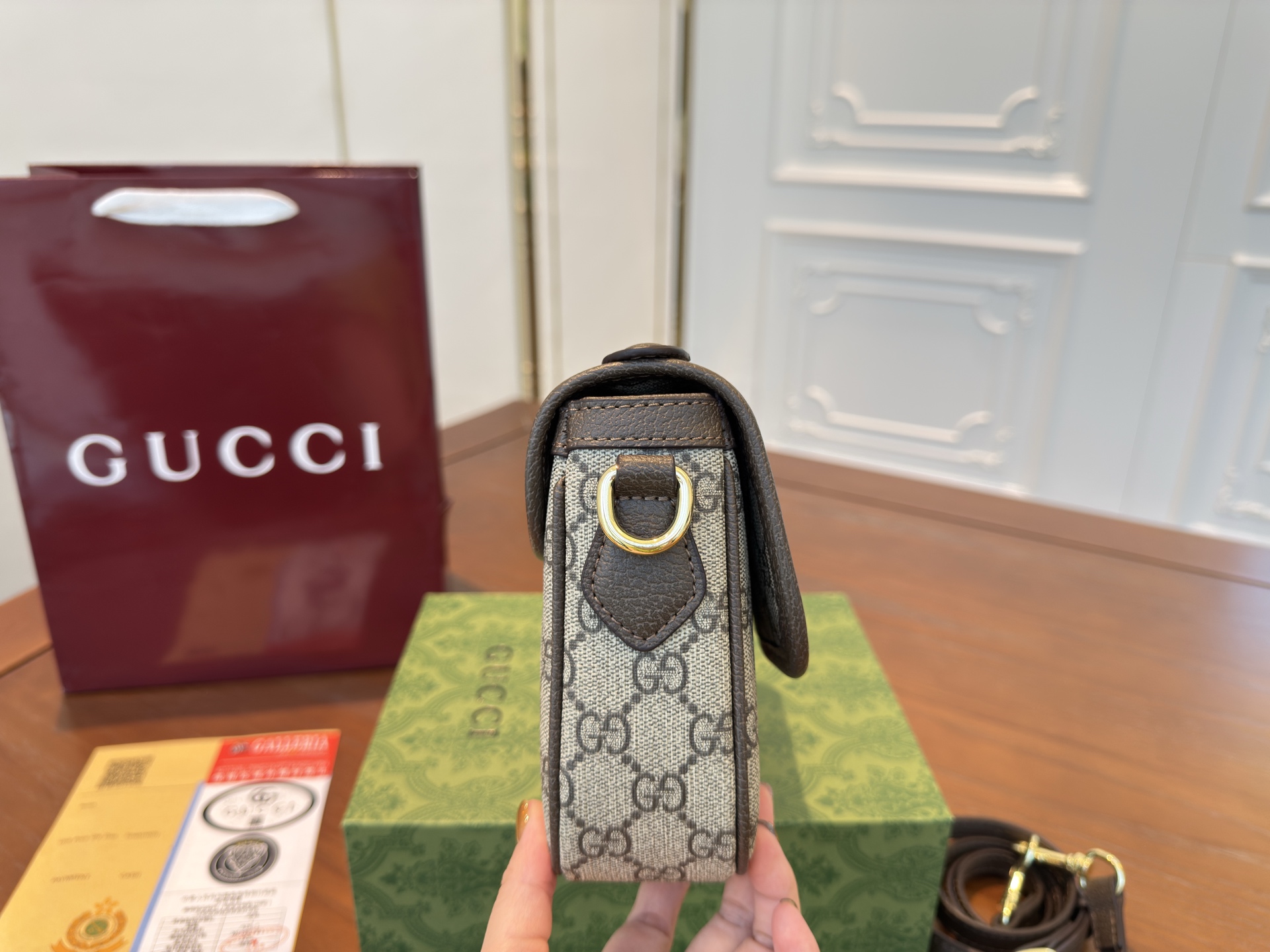 （折叠盒⚠️）p125

GUCCI Ophidia系列|新品到店 ~

古驰#gucci #ophidia 经典与时尚的完美融合19cm