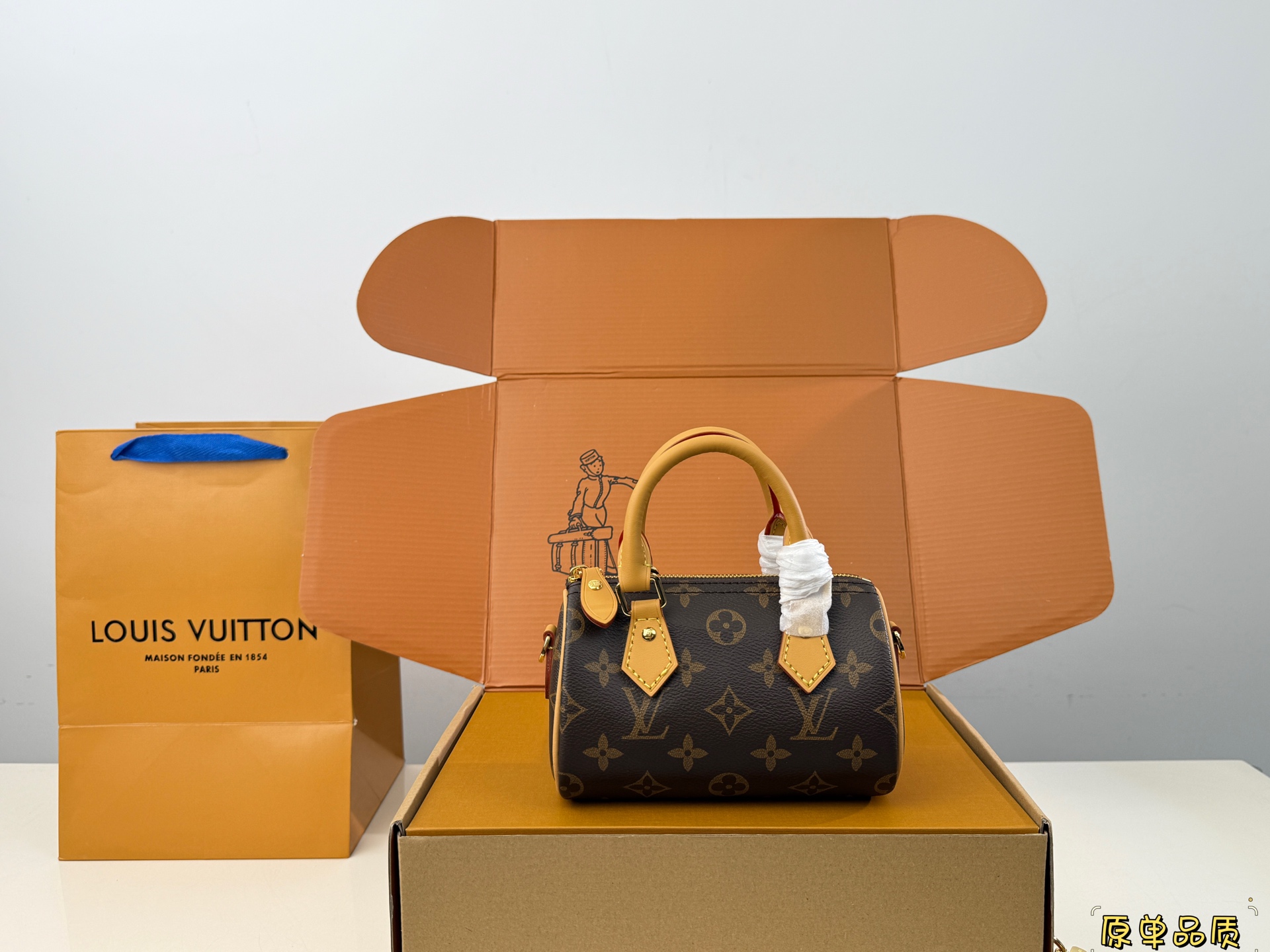 Airplane Box Folding Box️ P233 | | With Silk Scarf️ | Lv Nano Speedy 16 Pillow Bag | Lv New Series Pillow Bag Handbags, First On The Entire Network Lv Speedy Nano Pillow Bag This Retiro Handbag Is Iconic And Classic And Timeless. The Elegant And Low-key Design And Spacious Bag Body Add Practicality | Size 16cm