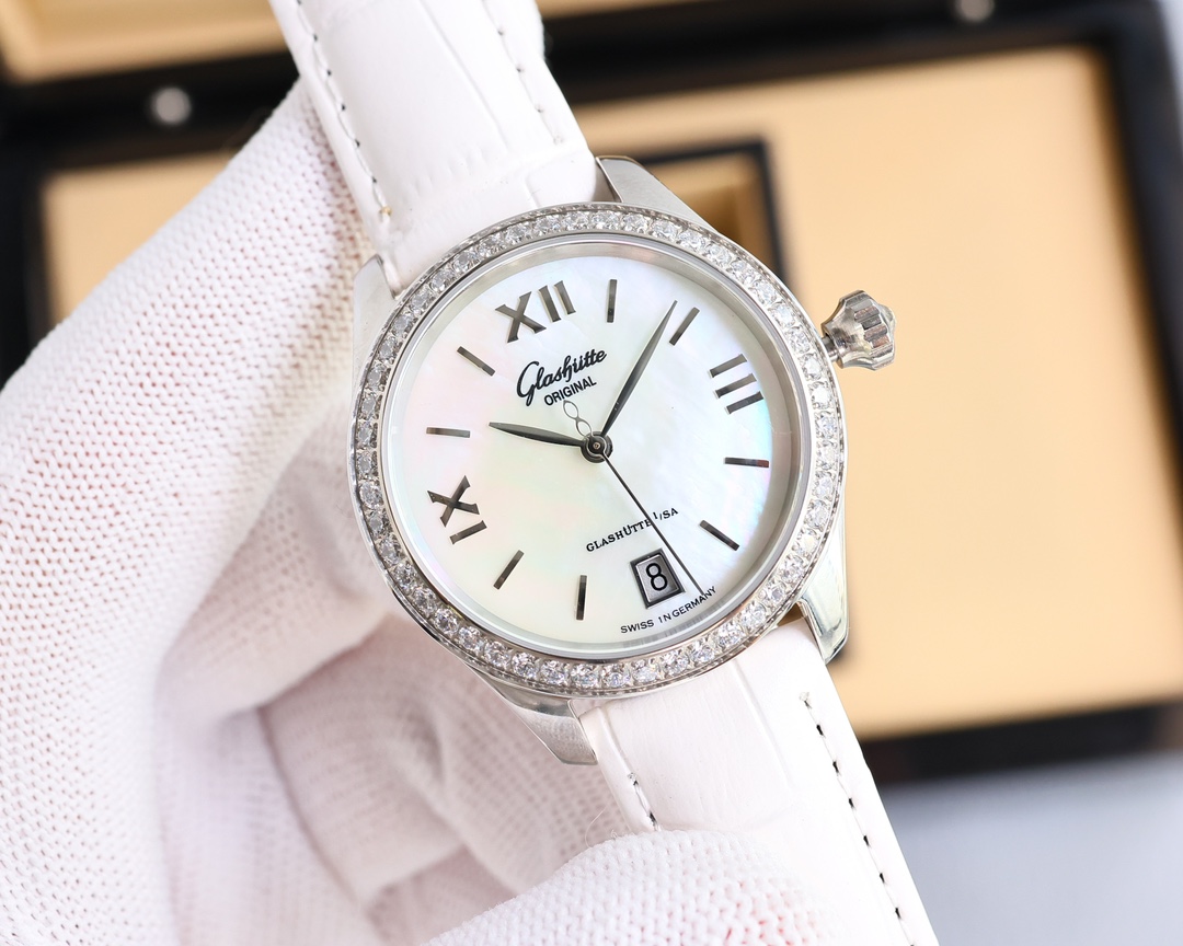 Grasuti Glashiitte Original Series Prototype 1:1 Female Steel Crystal Drill. - 图片 2