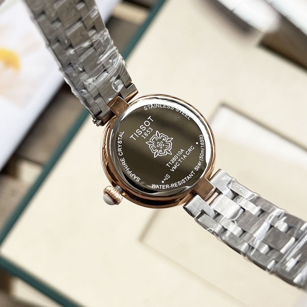 Elegant TISSOT Wristwatch with Imported Stone Cores and Sapphire Mirror – 26mm Size - 图片 9