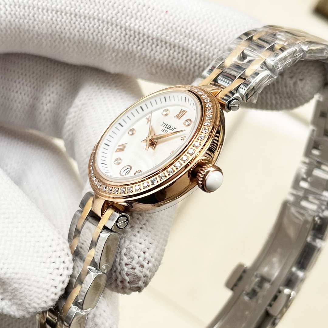 Elegant TISSOT Wristwatch with Imported Stone Cores and Sapphire Mirror – 26mm Size - 图片 7