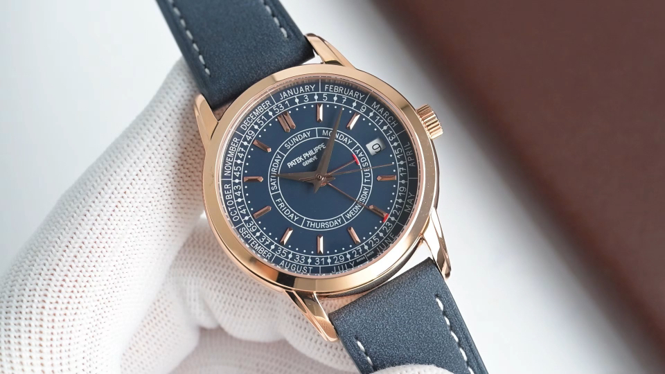 Patek Philippe Complicated Function Series 5212A-001 Blue Leather Watch