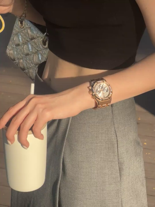 Audemars Piguet Royal Oak 38mm Rose Gold Diamond Bezel Automatic Watch 1 Audemars Piguet Royal Oak 38mm Rose Gold Diamond Bezel Automatic Watch