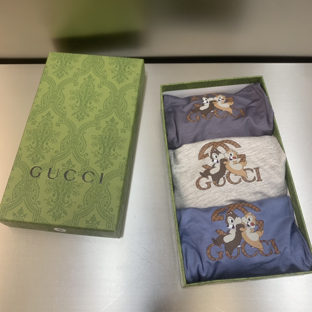 新品！原单品质！GUCCI古驰精品盒装男士内裤！外贸国外订单高品质莫代尔无痕切割工艺科学配93%莫代尔+