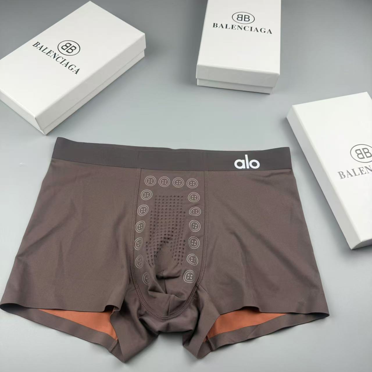  新品！alo 原单品质，时尚潮男新品 锦纶冰丝无缝切割工艺 科学配 76%锦纶+24%氨纶，丝滑 透气