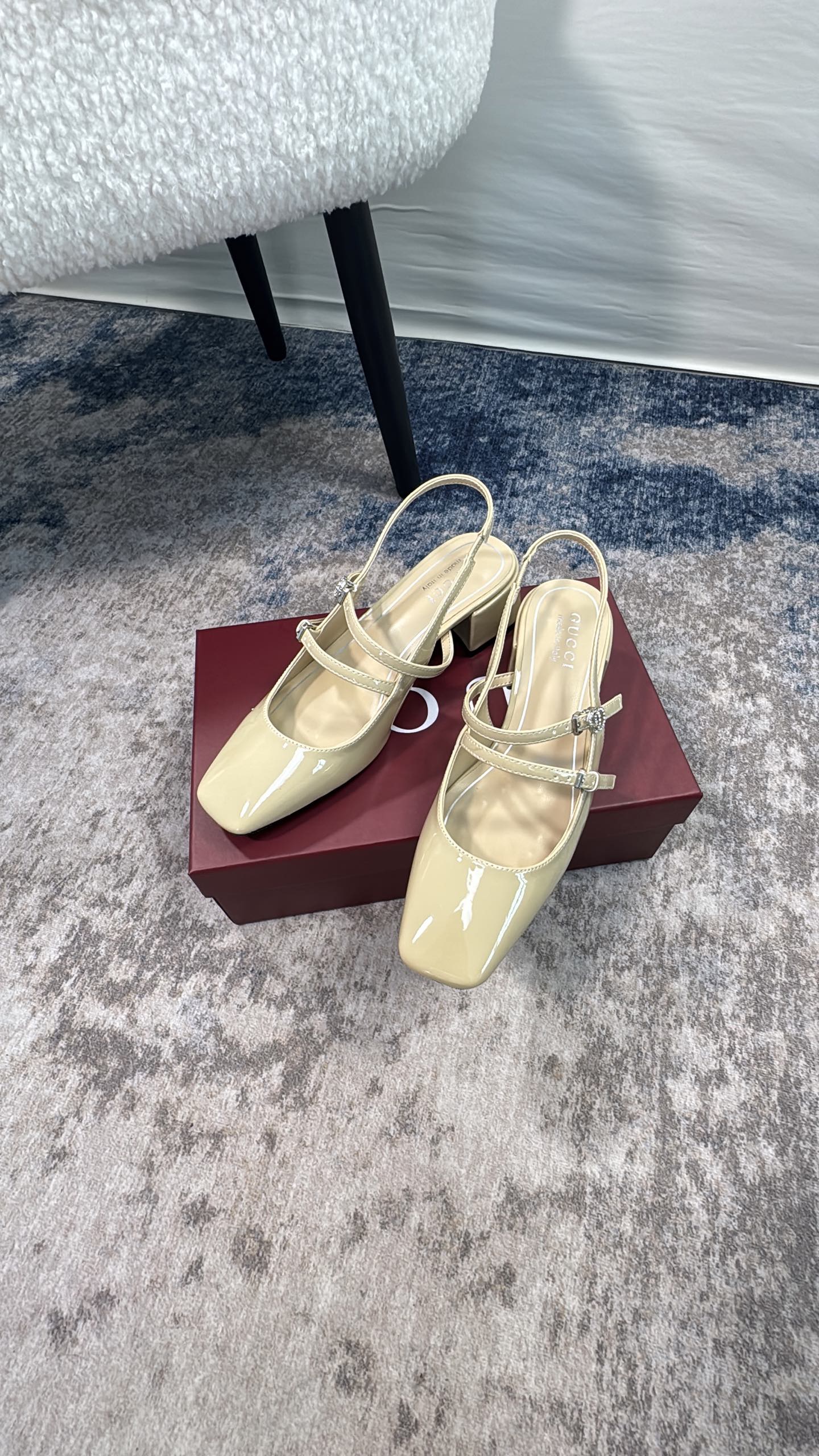 古驰 Gucci 经典高奢皮鞋鞋履高跟鞋 #8D98383D 5