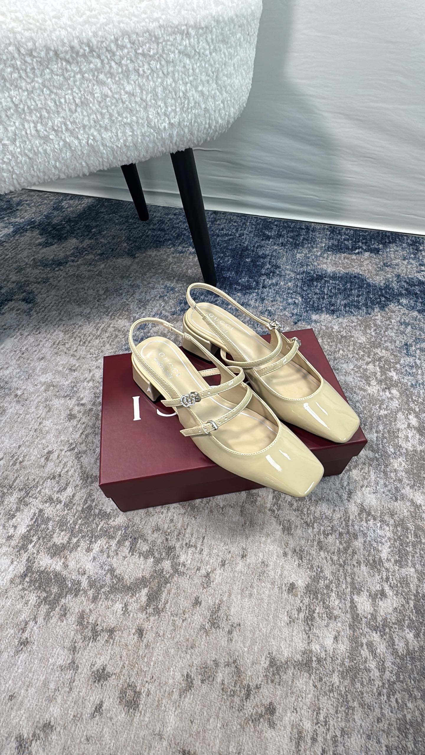 古驰 Gucci 经典高奢皮鞋鞋履高跟鞋 #8D98383D 2