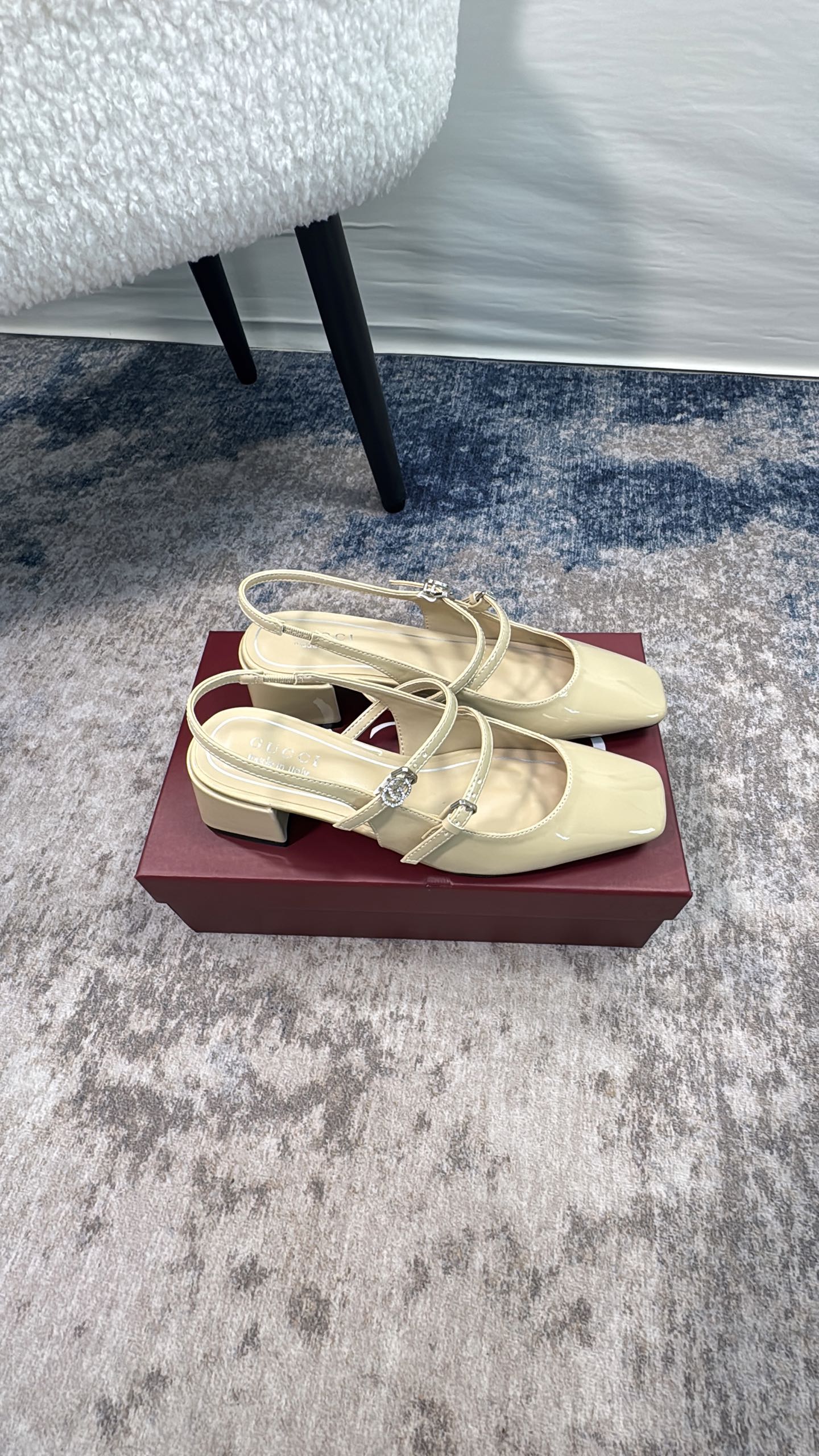 古驰 Gucci 经典高奢皮鞋鞋履高跟鞋 #8D98383D 4
