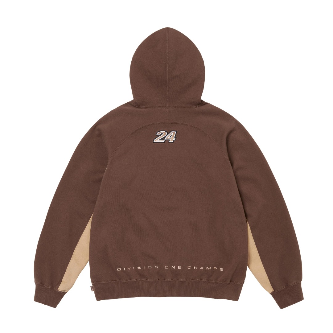 Supreme 24fw DIYISION HOODED Embroidered Logo Hoodie Details Summary - 图片 4