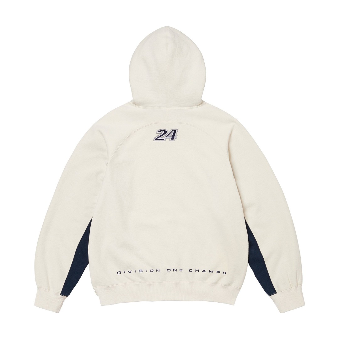 Supreme 24fw DIYISION HOODED Embroidered Logo Hoodie Details Summary - 图片 6