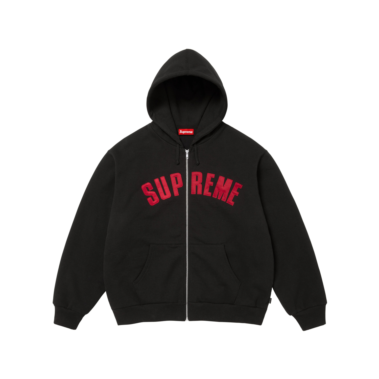 P240 Versión de primera calidad SUPREME 25FW ARC THERMAL LINED ZIP UP HOODED sudadera con capucha y cremallera de doble…