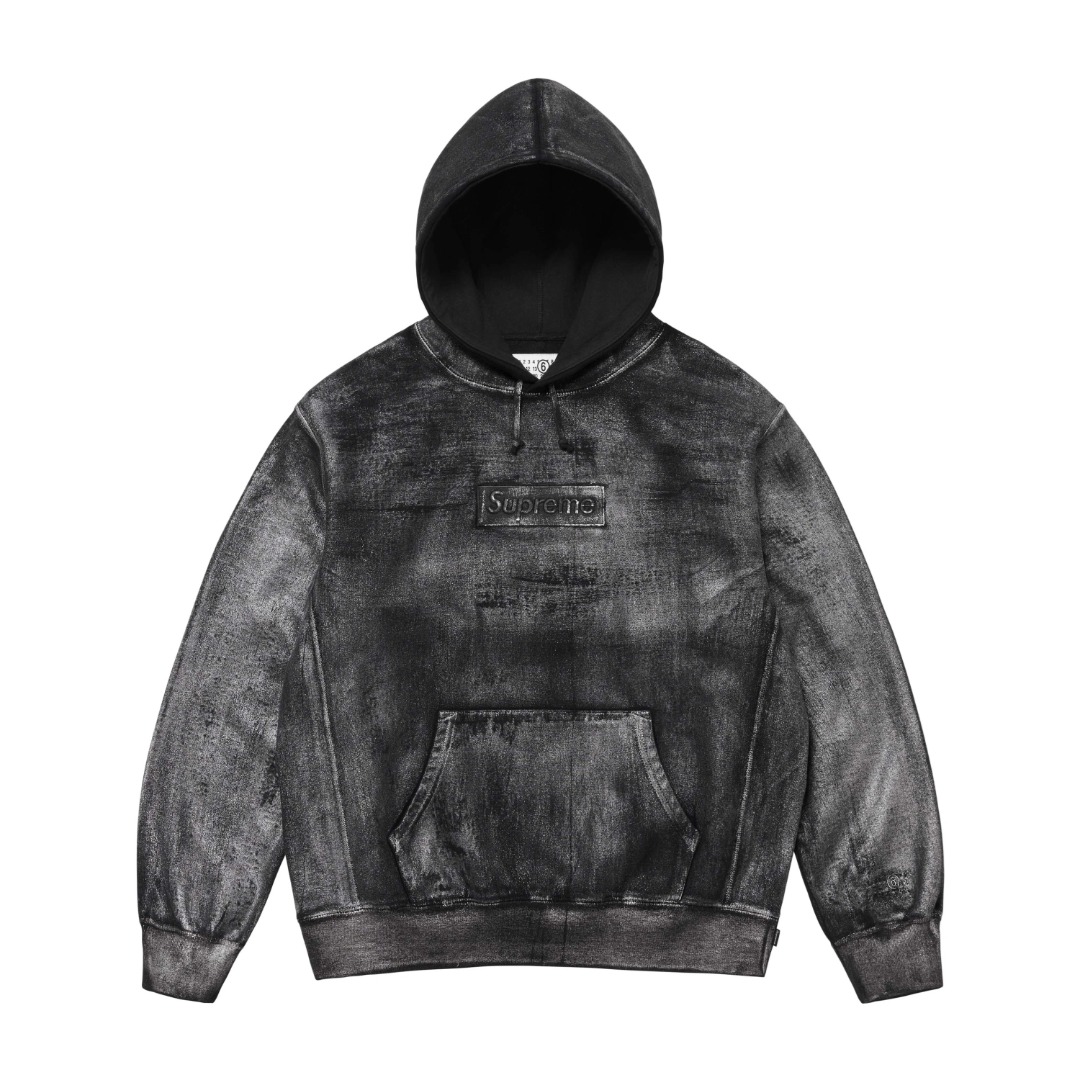 P235 Versión de primera calidad Sup x MM6 sudadera con capucha de la colaboración de Margiela, con logo BOX, …