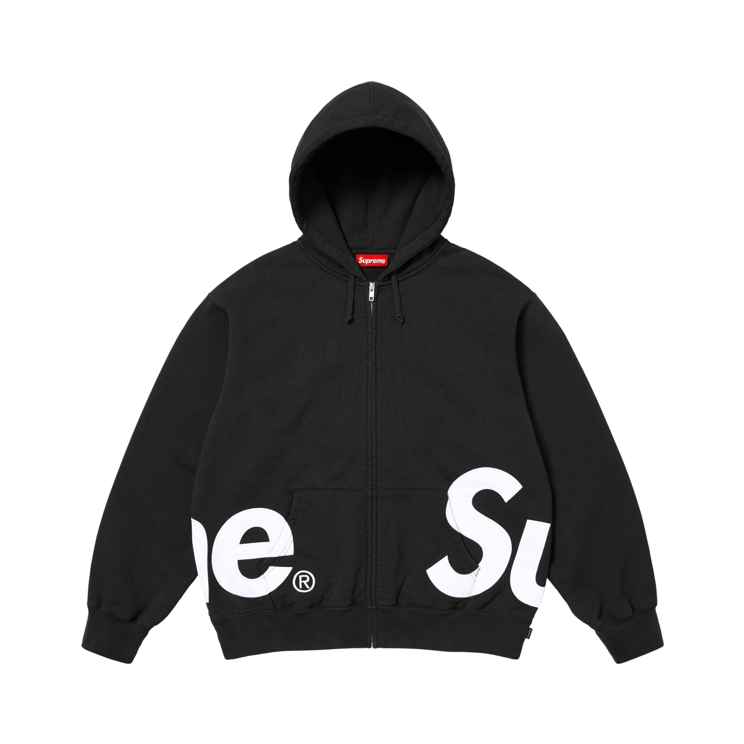P235 Sup 25ss Big Logo Zip UP Hooded sudadera con capucha y cremallera de logo grande. 1. Tejido: según análisis de ZP,…