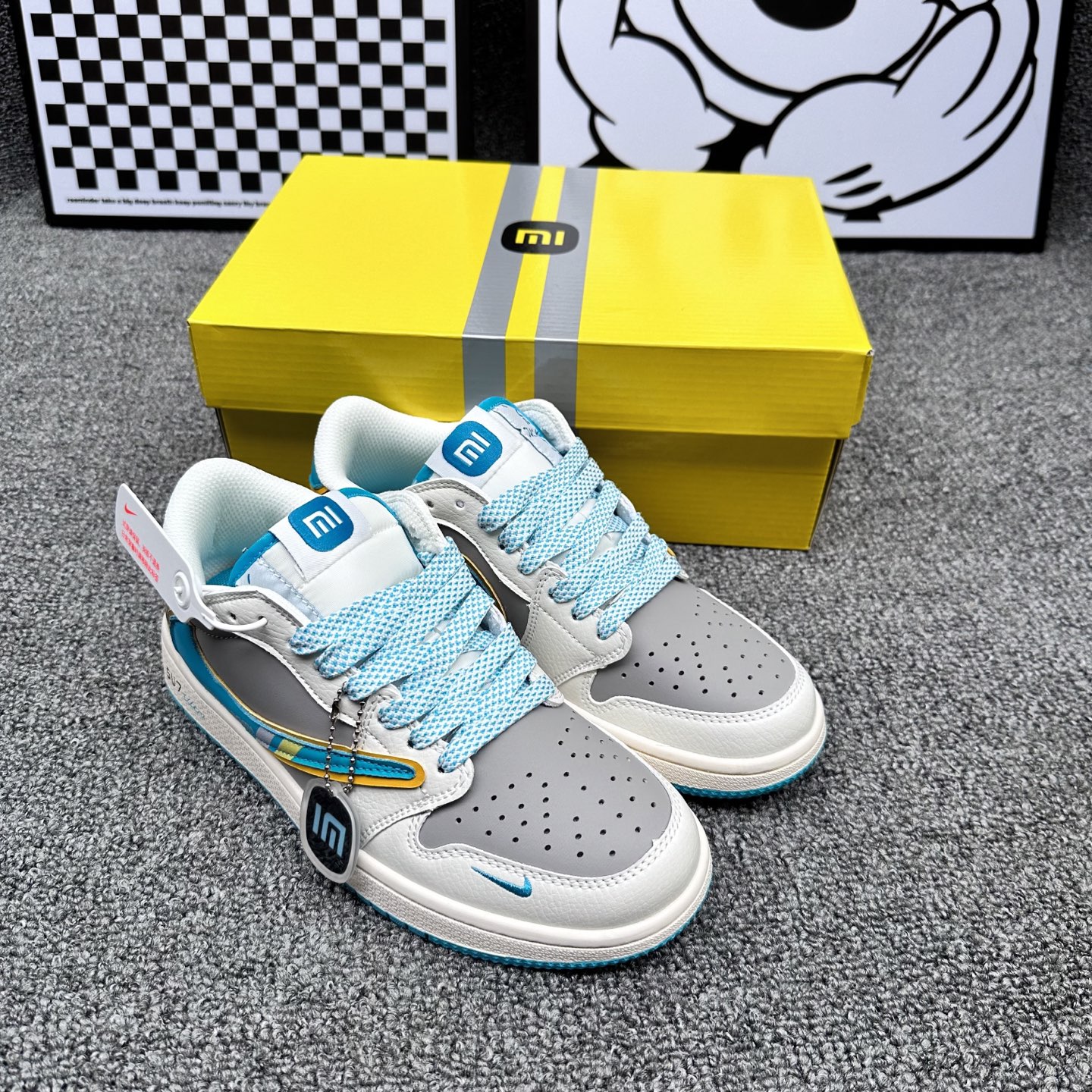 SB联名海湾蓝
Size 36-44，激光打孔，真皮➕超纤，橡胶大底吱吱响
代发120


👉