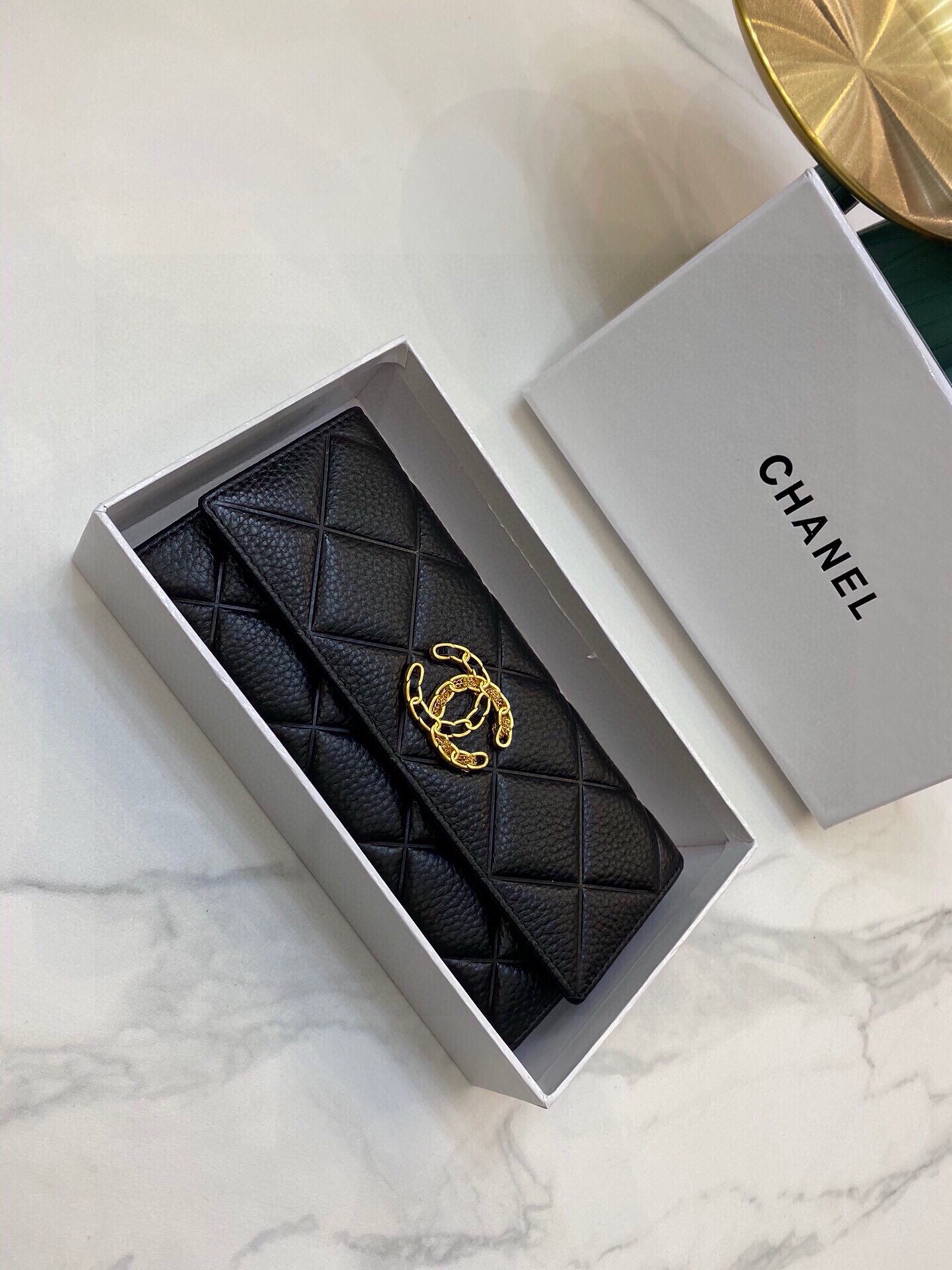 Chanel Geldbörse Frauen Rindsleder