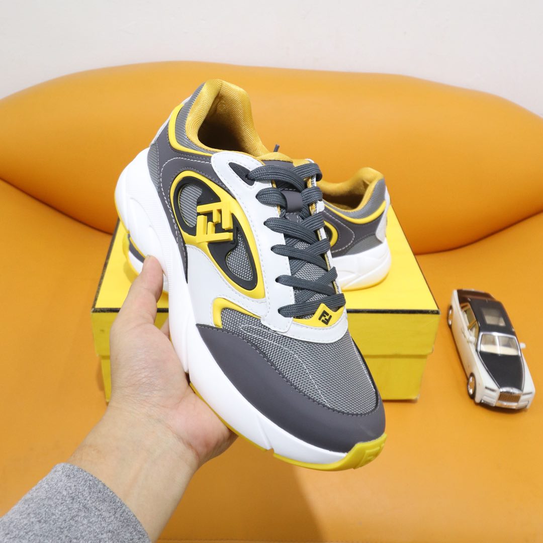 NO:270912,【FENDI】Fendi - High-end quality Original single casual sneakers - Upper Napa calfskin, silk calfskin, brand canvas cloth, shoe body sewing brand plastic totem - Neil brand canvas - Outsole ultralight TPU foaming·rubber; Two-color molded outsole - Ultra-high quality control·fine workmanship highlighting (high-end·noble·grade) -Size39-44 (38,45, custom made),,fendi,fendi,sneakers,cowhide19860909【FENDI】芬迪 -高端品质 原单休闲运动鞋 -鞋面纳帕小牛皮、丝绸小牛皮、品牌帆布布匹、鞋身车缝品牌塑胶图腾 -内里品牌帆布 -大底超轻TPU发泡·橡胶；双色成型大底 -超高品控·做工精细凸显(高端·贵气·档次) -Size39-44（38,45,可订做),,fendi,fendi,sneakers,cowhide,Men's shoes