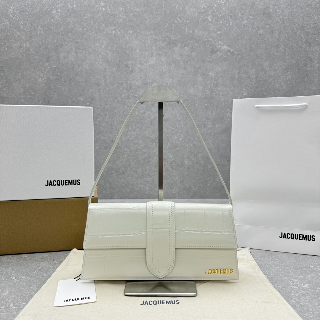 Jacquemus {Crocodile Pattern/White} Out