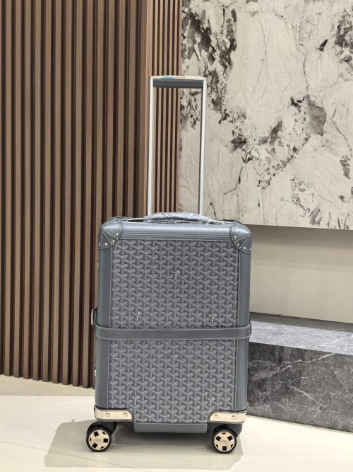 Goyard 20-Inch Carry-On Suitcase: Handcrafted Luxury for the Discerning Traveler 3 Goyard 20-Inch Carry-On Suitcase: Handcrafted Luxury for the Discerning Traveler