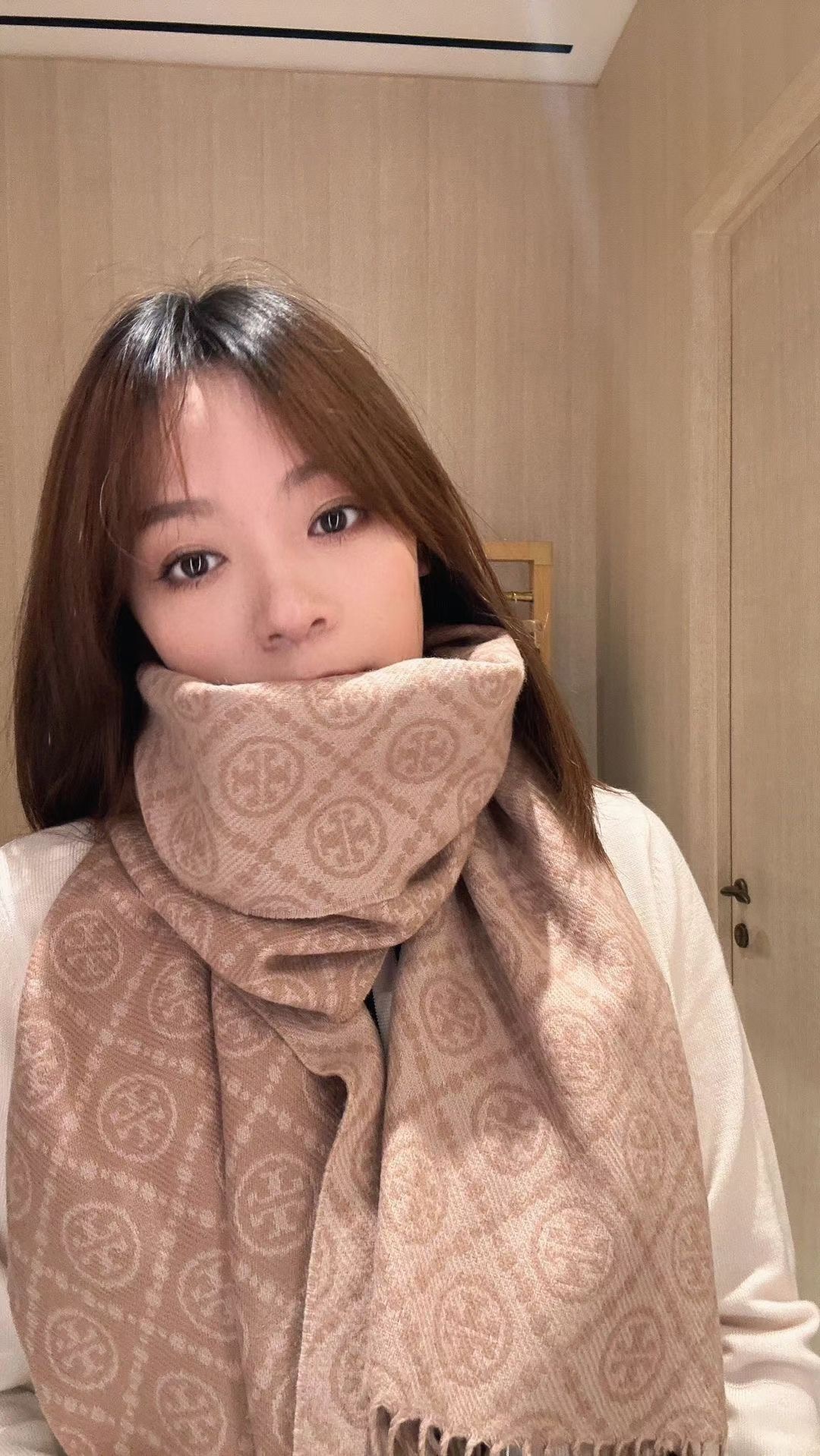 Chanel Haute Couture Silk Twill Scarf Shawl Ref 3