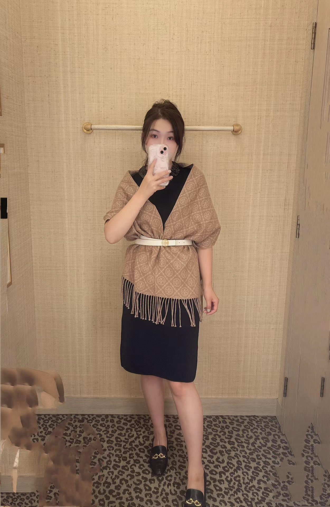 Chanel Haute Couture Silk Twill Scarf Shawl Ref 9