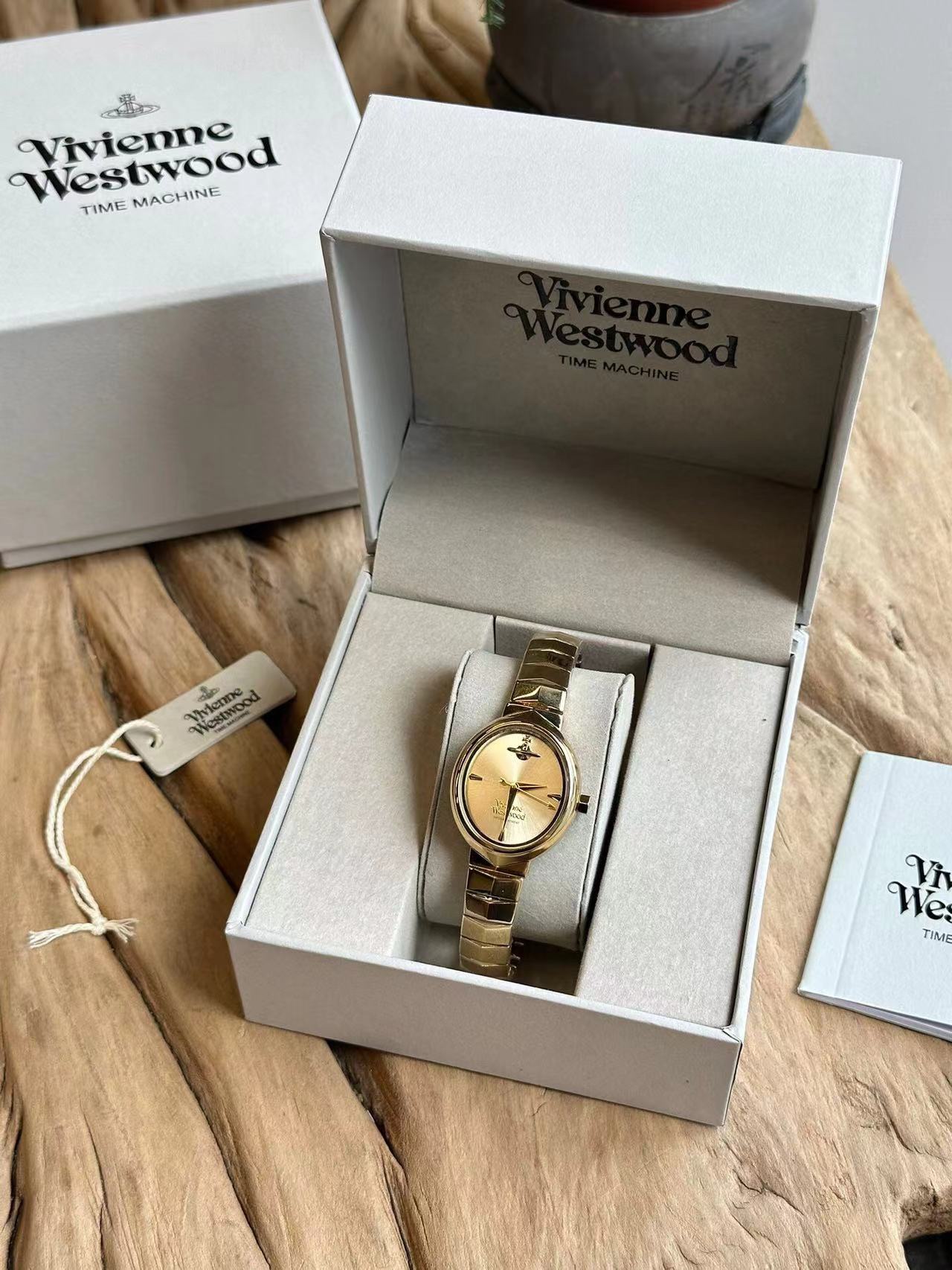 Vivienne Westwood Time Machine Ladies' Gold-Tone Bracelet Watch