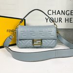 Fendi Bags Handbags Gold Sheepskin Baguette