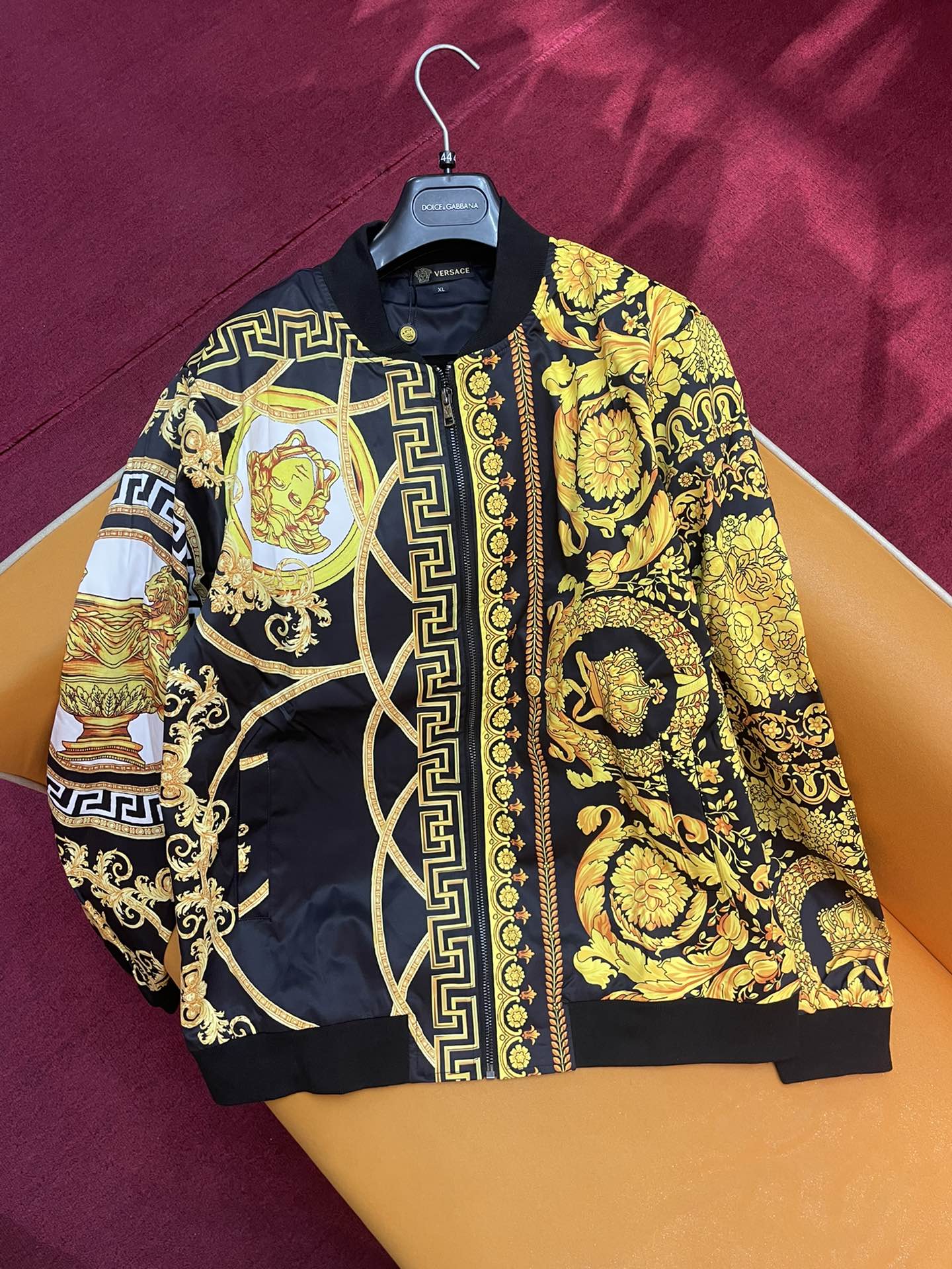 VERSACE/范思哲 2024 nueva chaqueta de otoño/invierno, desarrollo original con accesorios de hardware personalizados, tejid…