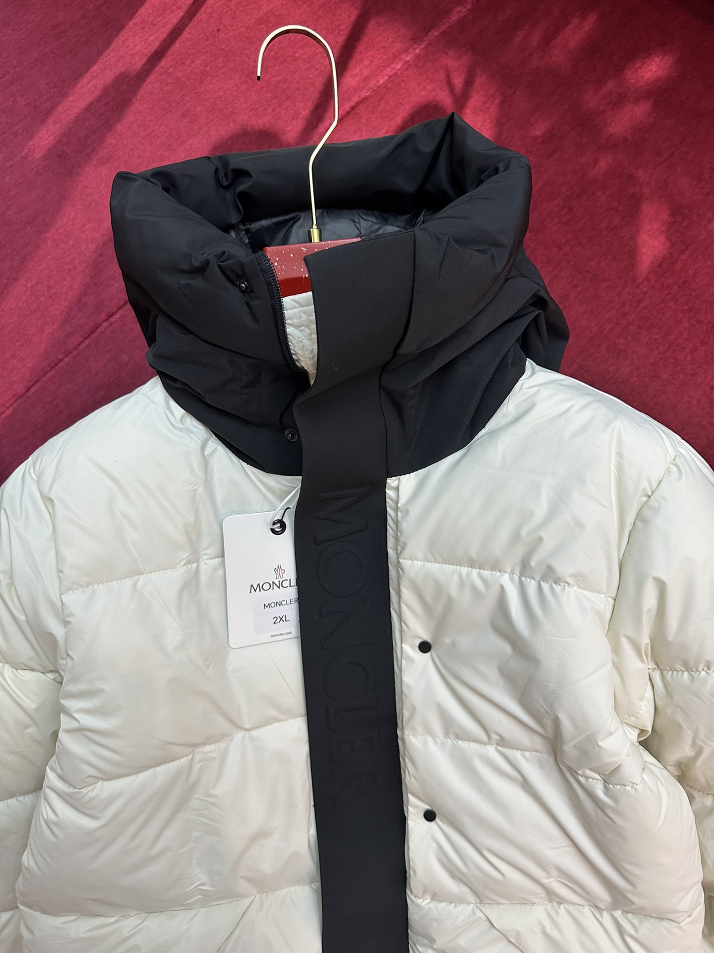 MONCLER/蒙口2024新款羽绒服连帽外套原版开发全套五金辅料配件采用进口国产90白鹅绒超高充绒量廓