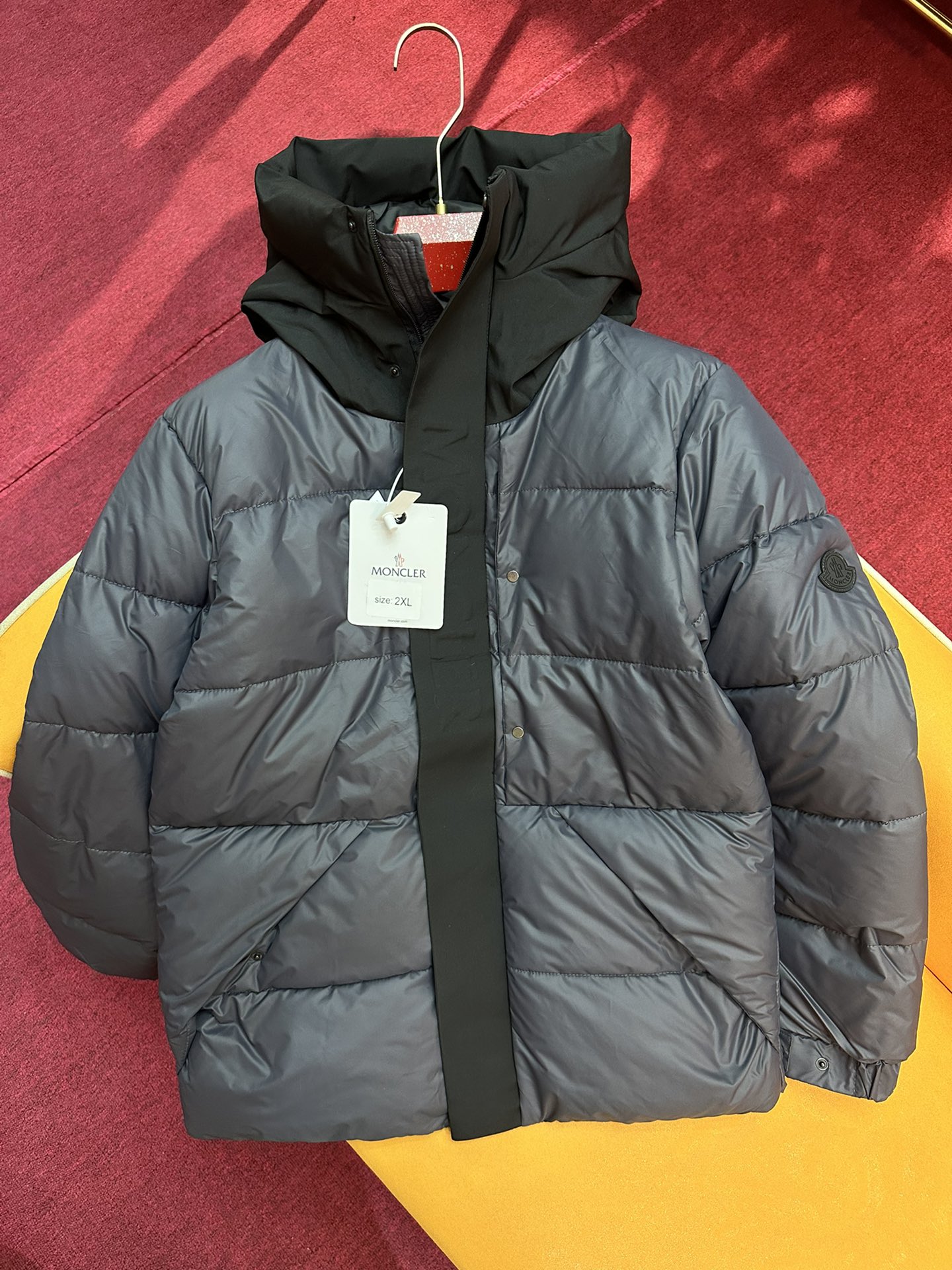 MONCLER/蒙口2024新款羽绒服连帽外套原版开发全套五金辅料配件采用进口国产90白鹅绒超高充绒量廓