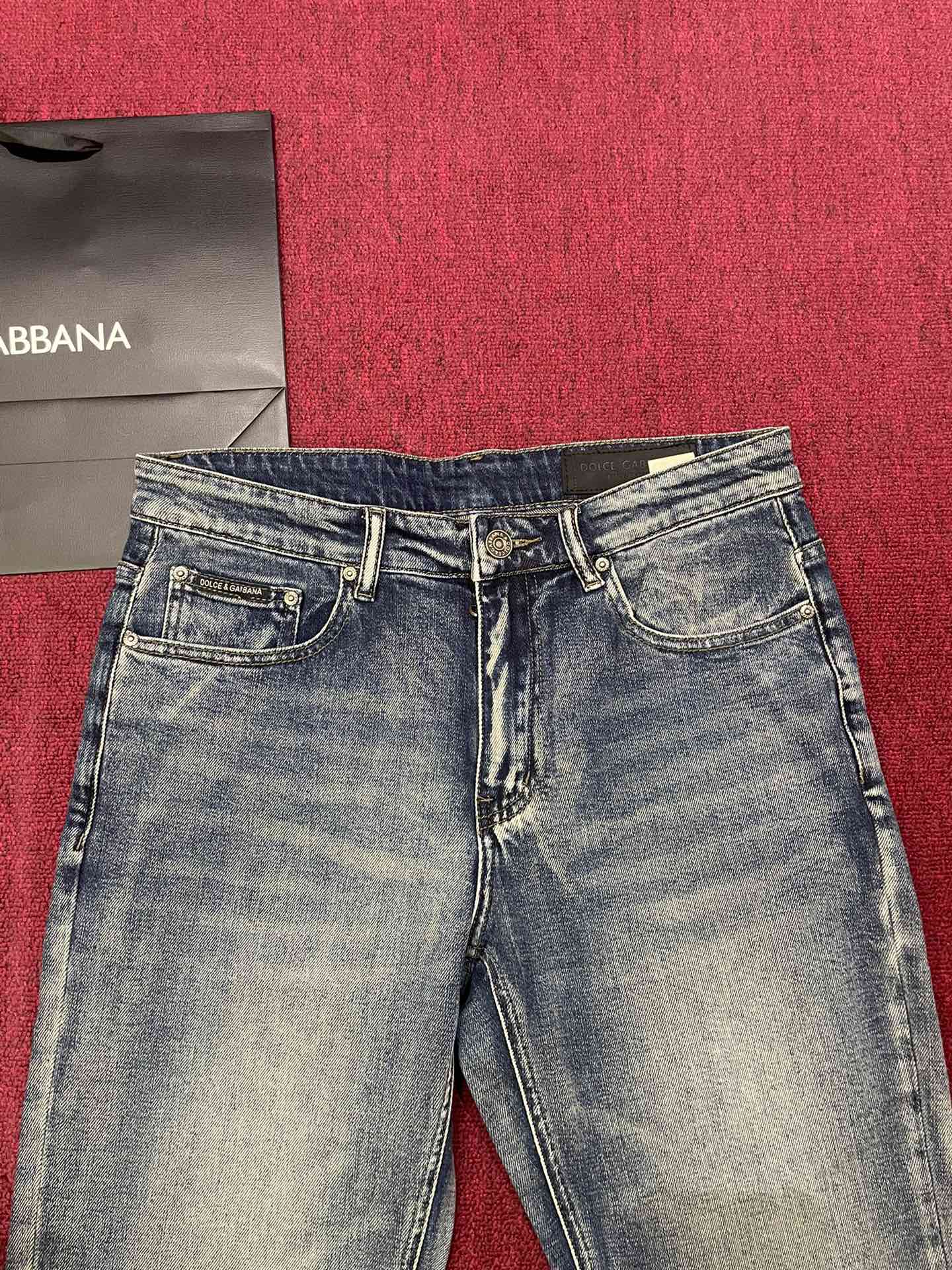 DOLCE & GABBANA 2024 New Men's Slim Fit Straight Leg Blue Jeans 29-38 3 i1728717427 1759 8