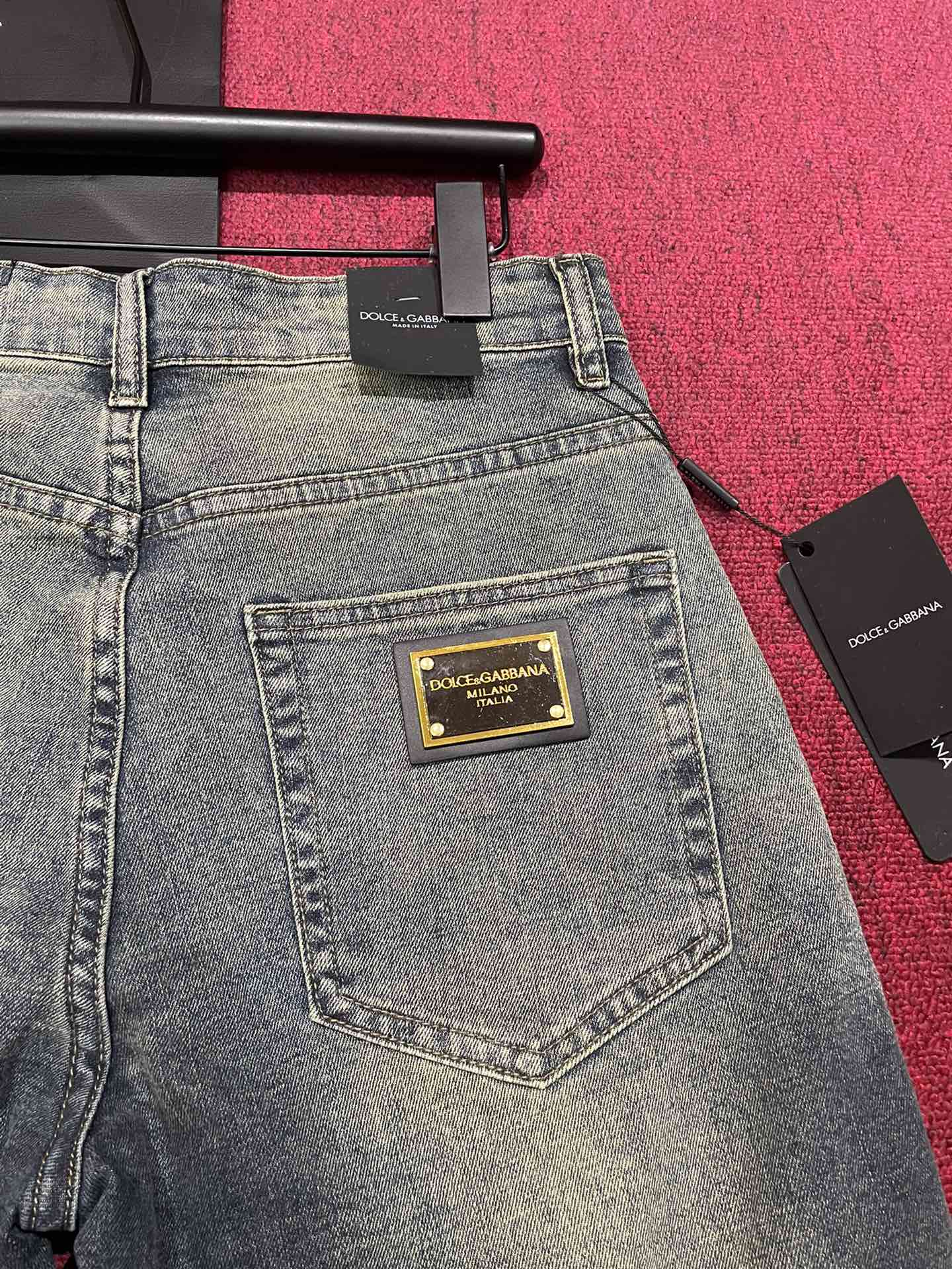 DOLCE & GABBANA Denim Shorts Blue Graphic Print, Summer Essential, Size 29-40 5 i1733248525 8981 1