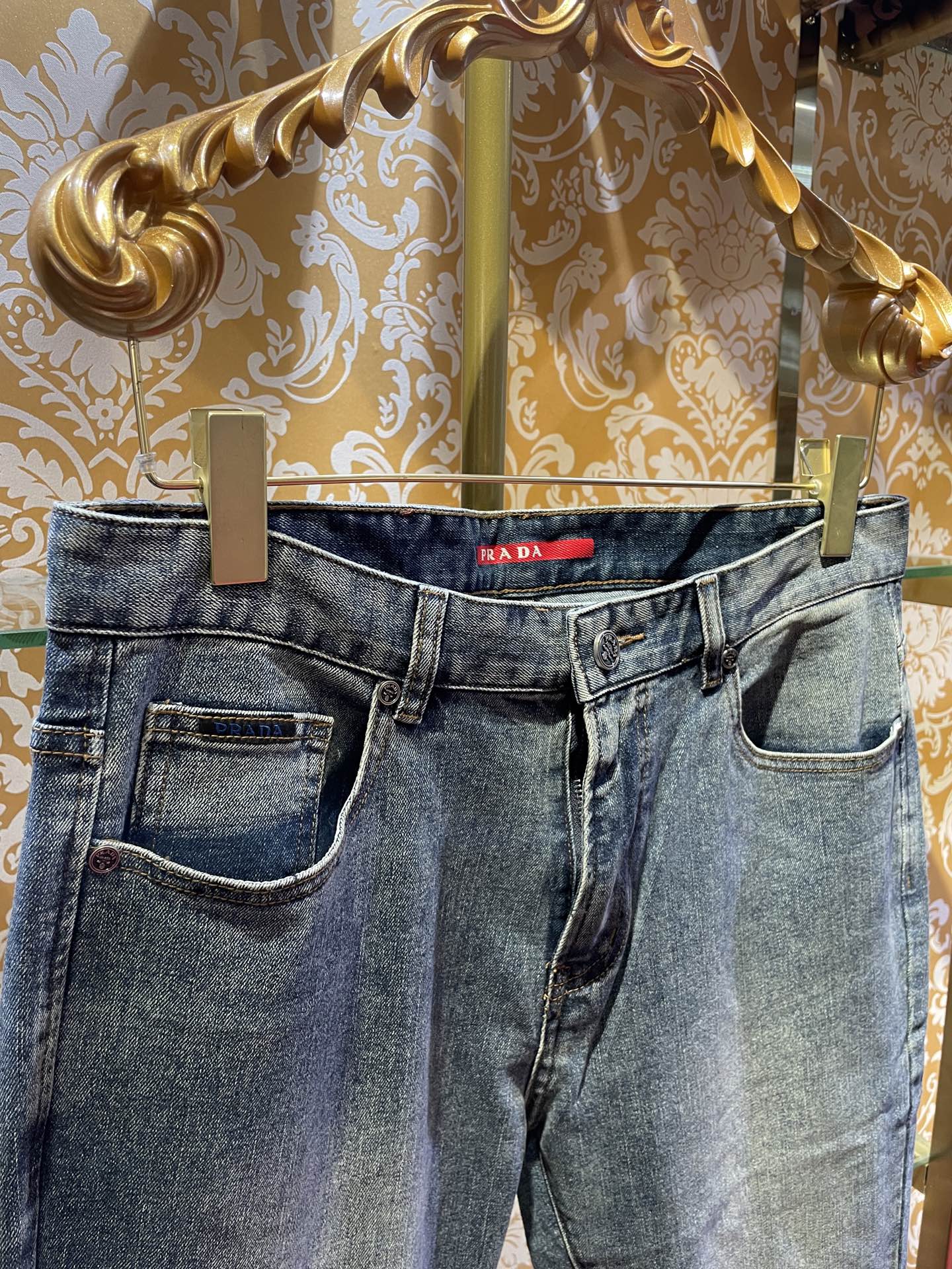 Prada 2025 New Original Jeans, Classic Logo Design, Heavy Industry 5 i1750135058792 3202 0 3