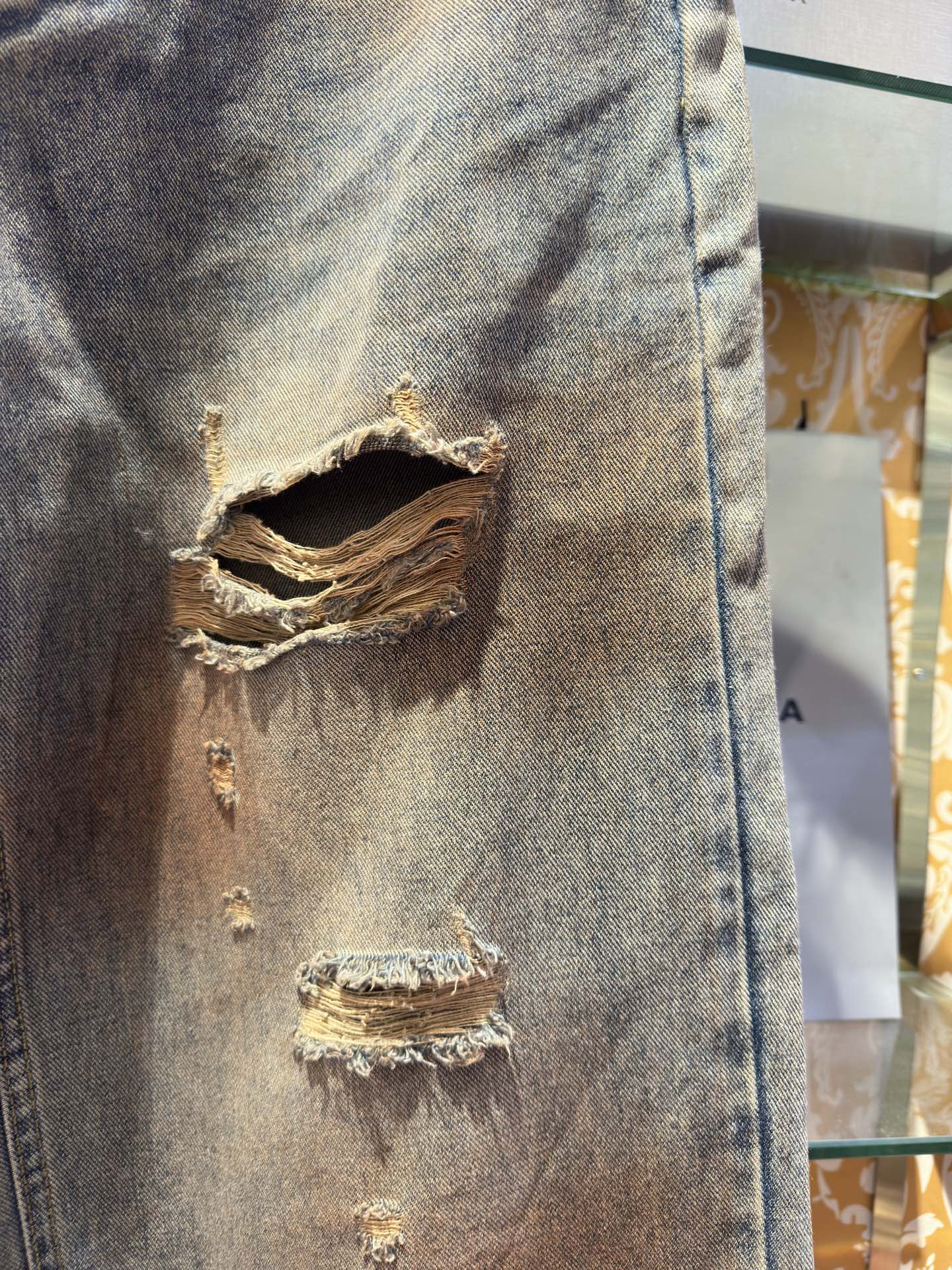 Balenciaga p400 牛仔水仔裤 - 手工做旧の匠心工艺