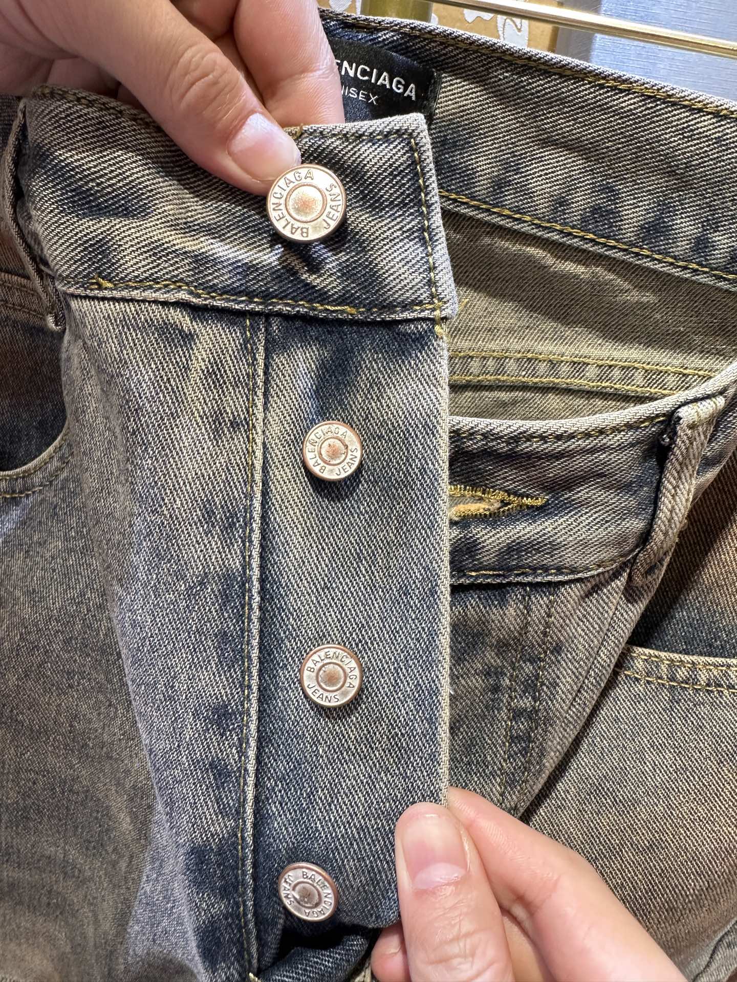 Balenciaga p400 牛仔水仔裤 - 手工做旧の匠心工艺