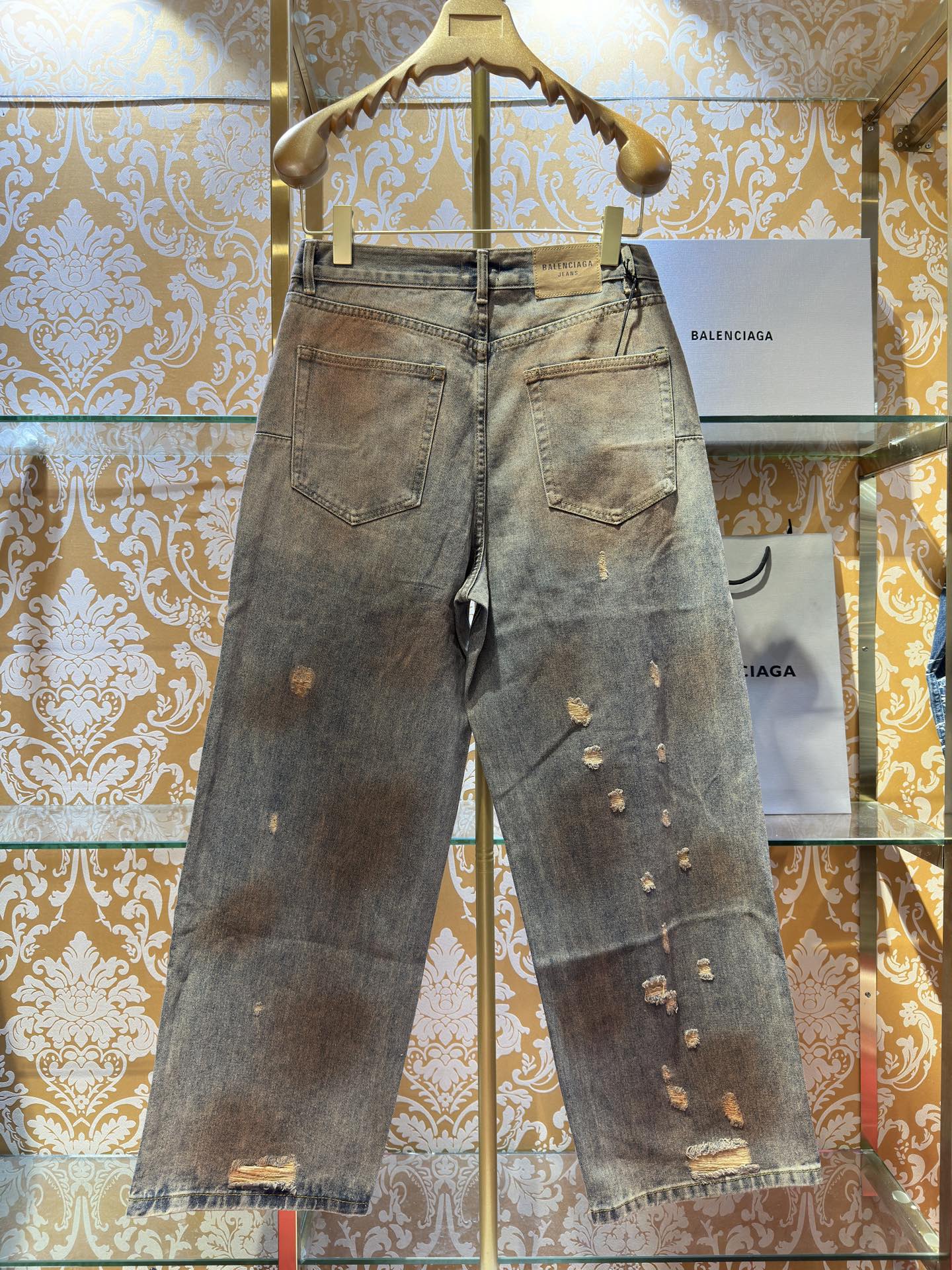 Balenciaga p400 牛仔水仔裤 - 手工做旧の匠心工艺