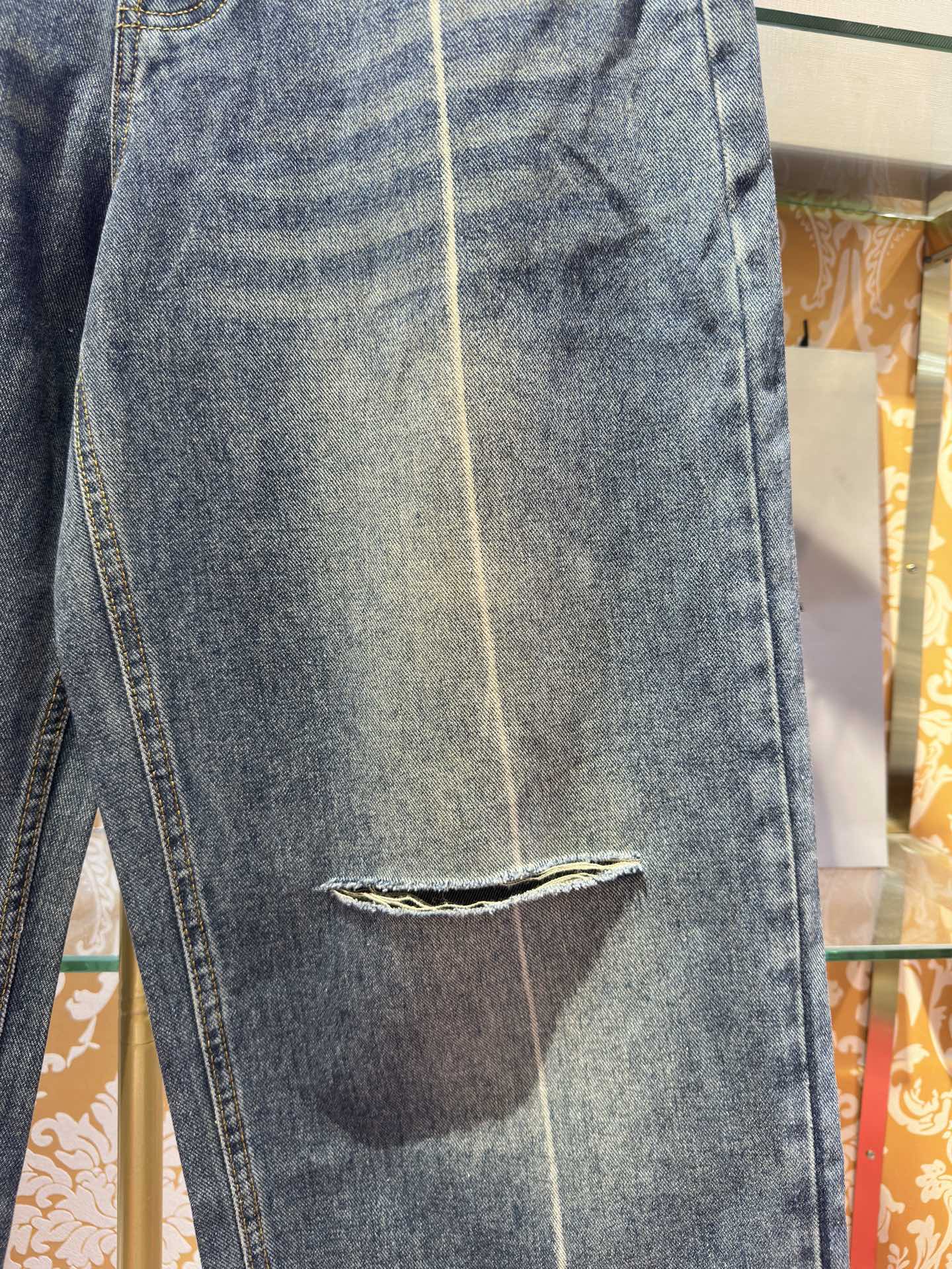 Balenciaga P400 牛仔水仔裤 - 手工做旧の高級デニム